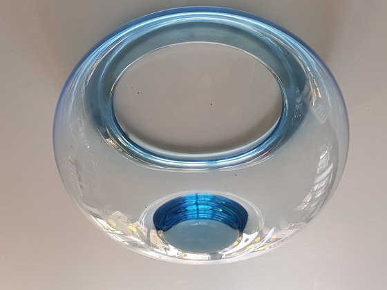 Image 1 of Ocean Blue Bowl By Per Lütken For Holmegaard, 1950S