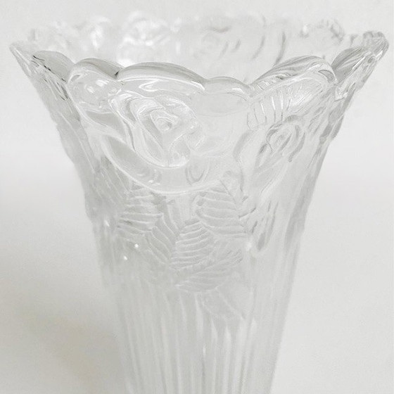 Image 1 of Vaso vintage in vetro Borgonovo italiano, anni '50
