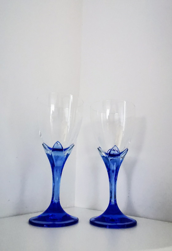 Image 1 of Copas de vino Bormioli Rocco Azul Zafiro 2X