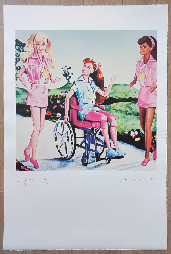 Image 1 of Rob Scholte - 3 Graces, Screen Print (Large!)