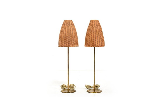 Image 1 of 2x Mid Century table lamps