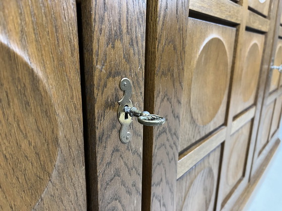 Image 1 of Graphical brutalist credenza, 1970s