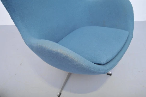 Image 1 of Arne Jacobsen Egg Chair 1961 in petrol by Fritz Hansen