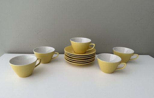 Villeroy & Boch - 5 Cups + 6 Saucers