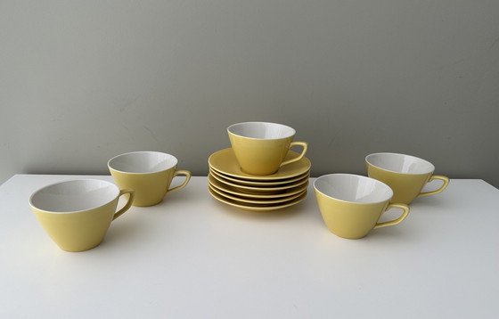 Image 1 of Villeroy & Boch - 5 Cups + 6 Saucers