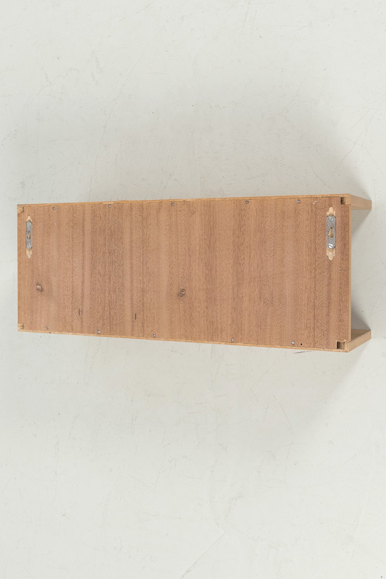 Image 1 of Blonde veneer wall shelf