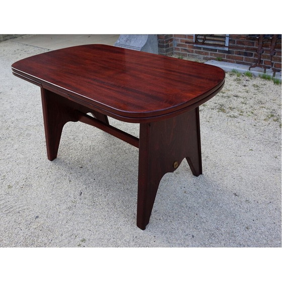 Image 1 of Vintage mahogany extendable elevator dining table