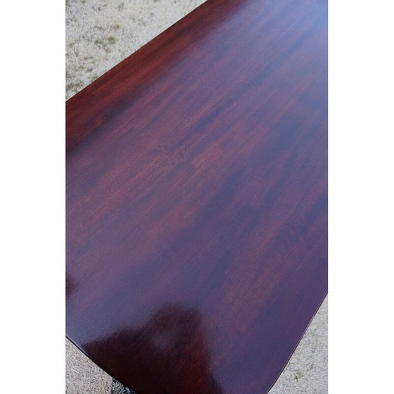 Image 1 of Vintage mahogany extendable elevator dining table
