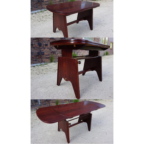 Image 1 of Vintage mahogany extendable elevator dining table