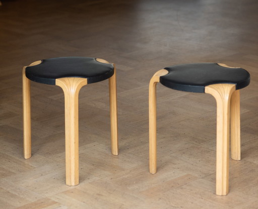 2 Alvar Aalto Stools, X600, For Artek 1954-1960