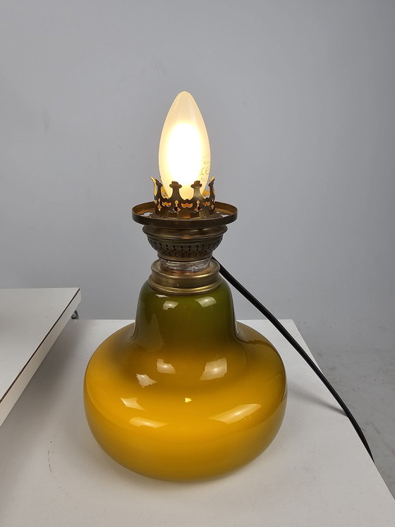 Image 1 of Set of Table Lamps Holmegaard Glass