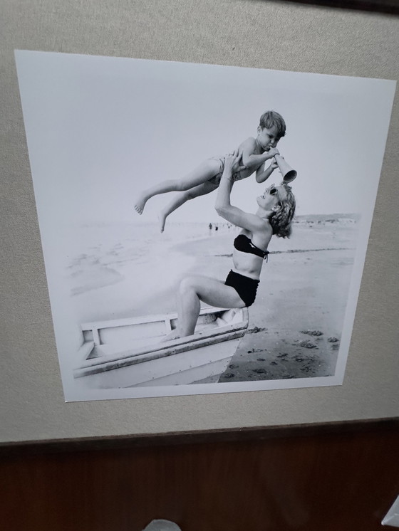 Image 1 of 1X Fine Art Mid - Century Zandvoort On The Beach, 1953