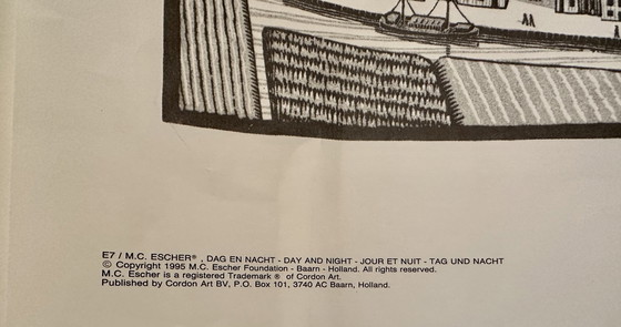 Image 1 of Escher lithograph