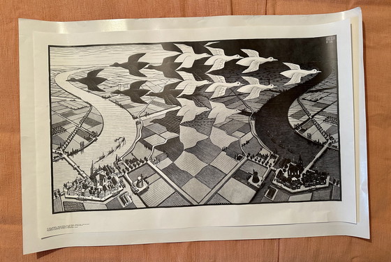 Image 1 of Escher lithograph