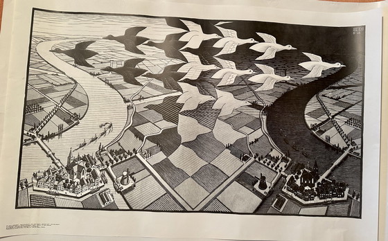 Image 1 of Escher lithograph