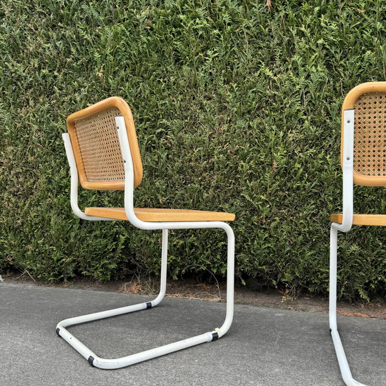 Image 1 of Pair of B32 Marcel Breuer Chairs