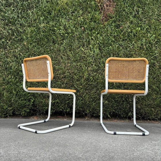 Image 1 of Pair of B32 Marcel Breuer Chairs