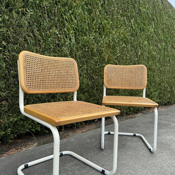 Image 1 of Pair of B32 Marcel Breuer Chairs