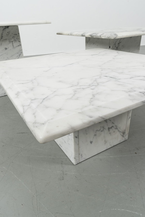 Image 1 of 3x Vintage marble table
