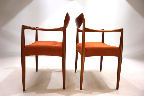 Image 1 of Juego de dos sillas Gustav Bahus Bambi de teca de Rolf Rastad &amp; Adolf Relling, 1960