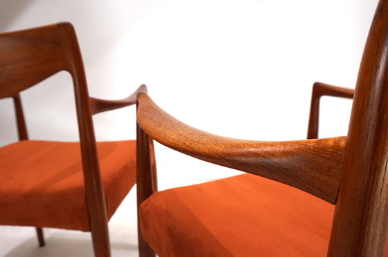 Image 1 of Juego de dos sillas Gustav Bahus Bambi de teca de Rolf Rastad &amp; Adolf Relling, 1960