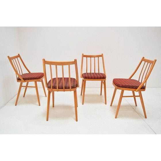 Image 1 of Set of 4 Mid-century Dining Chairs By Antonín Šuman 1980s