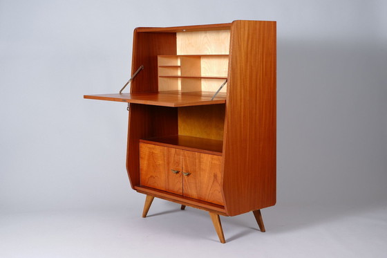 Image 1 of Vintage Teak Secretaire
