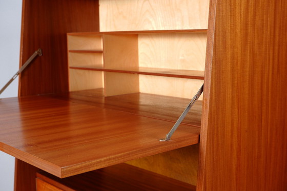 Image 1 of Vintage Teak Secretaire