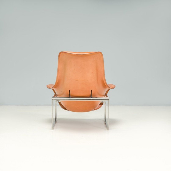 Image 1 of Poltrona lounge vintage Mart Mprn_1 in pelle marrone di Antonio Citterio per BandB Italia