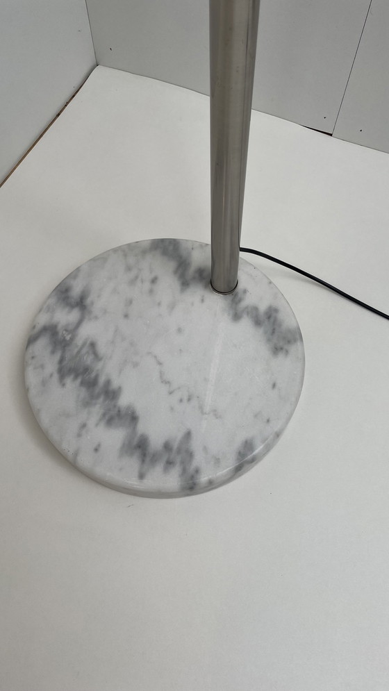 Image 1 of Large arc lamp with Carrara marble base