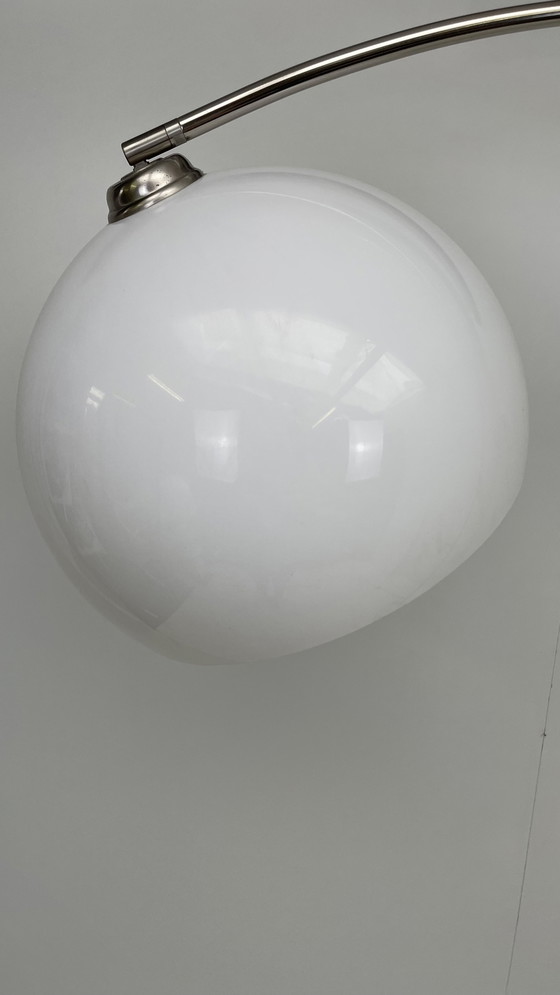 Image 1 of Large arc lamp with Carrara marble base