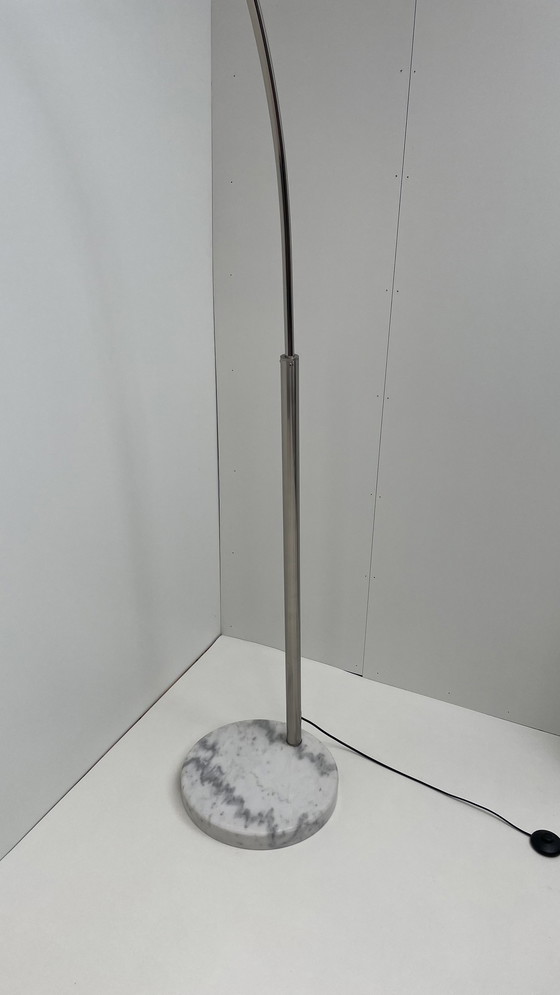 Image 1 of Large arc lamp with Carrara marble base