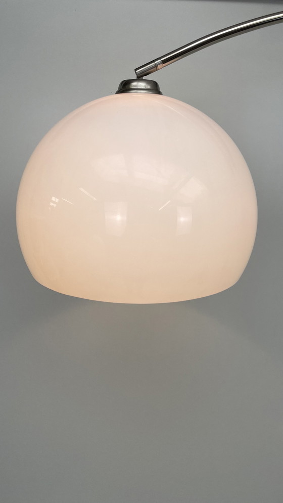 Image 1 of Large arc lamp with Carrara marble base