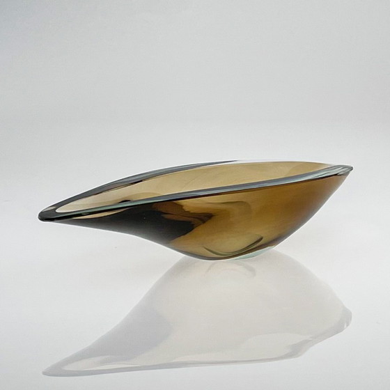 Image 1 of Kaj Franck "Willowleaf", model KF 210 - Nuutajärvi-Notsjö glas art-object