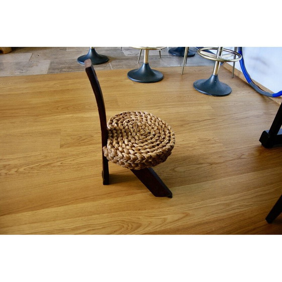 Image 1 of Vintage Brutalist scultural chair by Audoux Minet, 1950