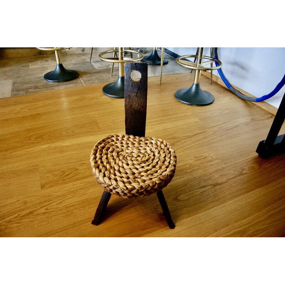 Image 1 of Vintage Brutalist scultural chair by Audoux Minet, 1950