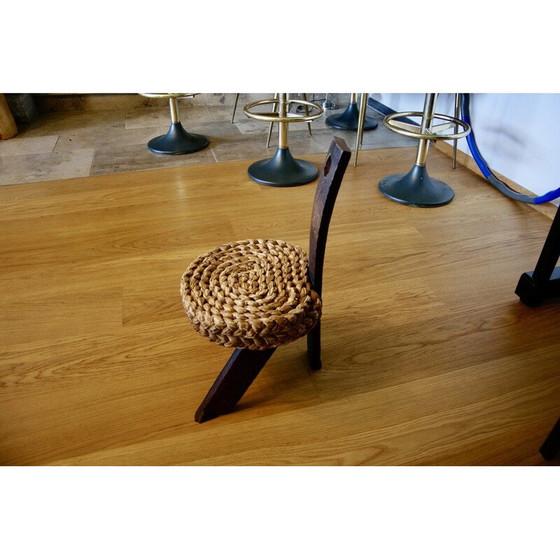 Image 1 of Vintage Brutalist scultural chair by Audoux Minet, 1950