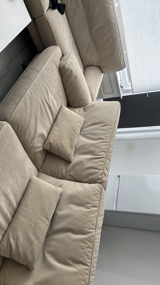 Modern Beige Couch- Good Condition