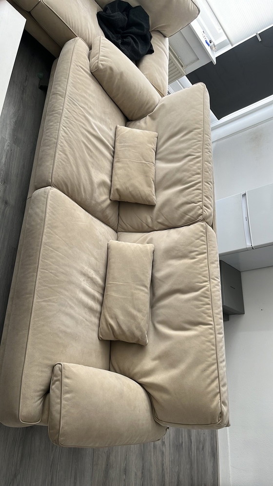 Image 1 of Modern Beige Couch- Good Condition