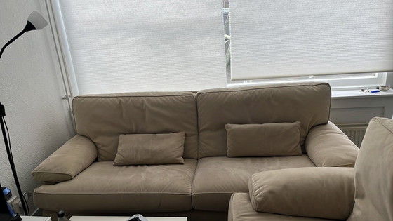 Image 1 of Modern Beige Couch- Good Condition