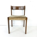 6x vintage brutalist chair