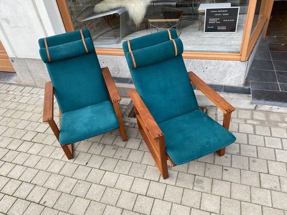 Image 1 of Set of 2 Borge Mogenson lounge chairs model 2254