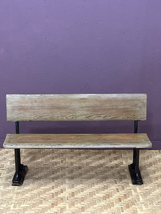 Vintage School Bench Rothuizen Heelsum
