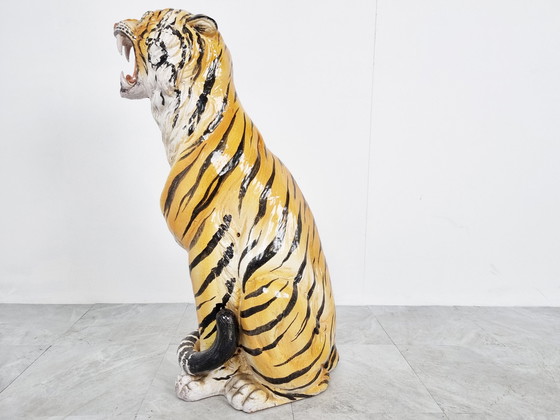Image 1 of Tigre in ceramica vintage