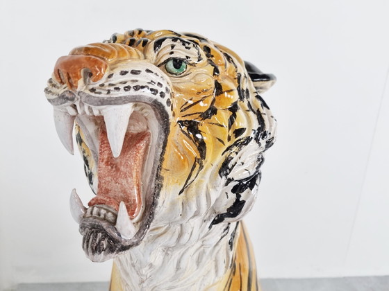 Image 1 of Tigre in ceramica vintage