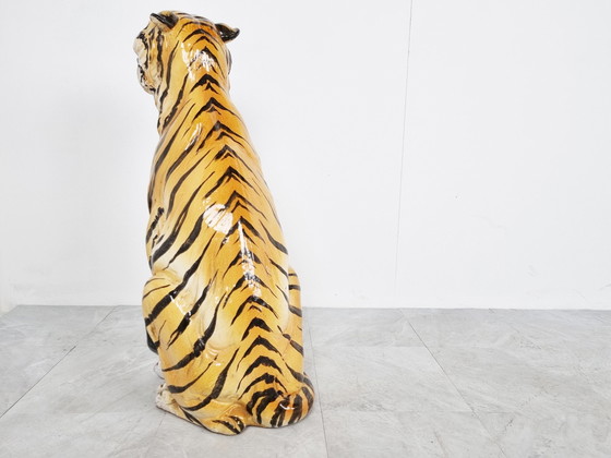 Image 1 of Tigre in ceramica vintage