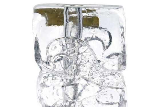 Image 1 of Vase soliflore en cristal "Bleikristall Blockkristall Zweigvase".