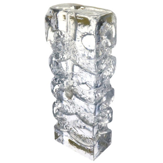 Image 1 of Vase soliflore en cristal "Bleikristall Blockkristall Zweigvase".