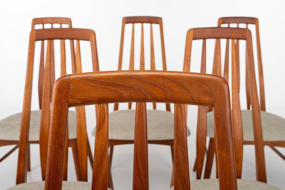 Image 1 of Eva Dining Chairs By Niels Koefoed For Koefoeds Hornslet, 1960S, Set Of 6