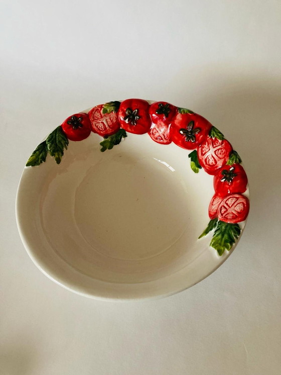 Image 1 of Vintage Ceramic Italian Tomato Bowl